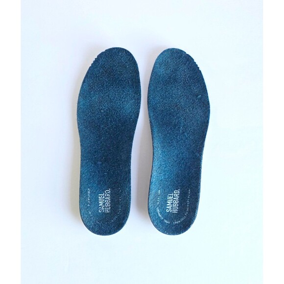 SAMUEL HUBBARD Spring Back Slippers Royal Blue 9.5 43 Monopett Felt Comfort main image 16